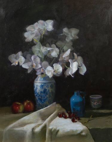 Original Floral Paintings by Susanhope Fogel