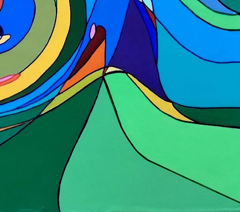 Original Conceptual Abstract Painting by Piero Masia