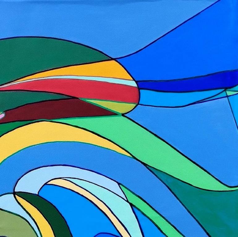 Original Conceptual Abstract Painting by Piero Masia