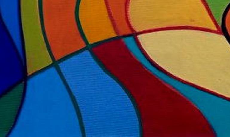Original Conceptual Abstract Painting by Piero Masia