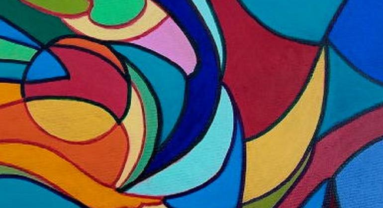Original Conceptual Abstract Painting by Piero Masia