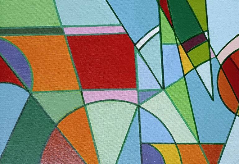 Original Abstract Painting by Piero Masia