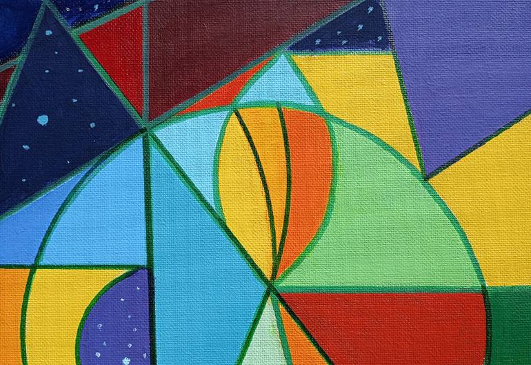 Original Abstract Painting by Piero Masia
