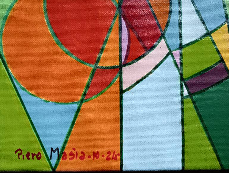 Original Abstract Painting by Piero Masia