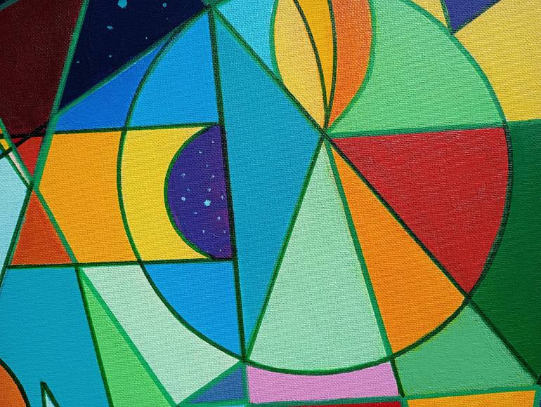 Original Abstract Painting by Piero Masia