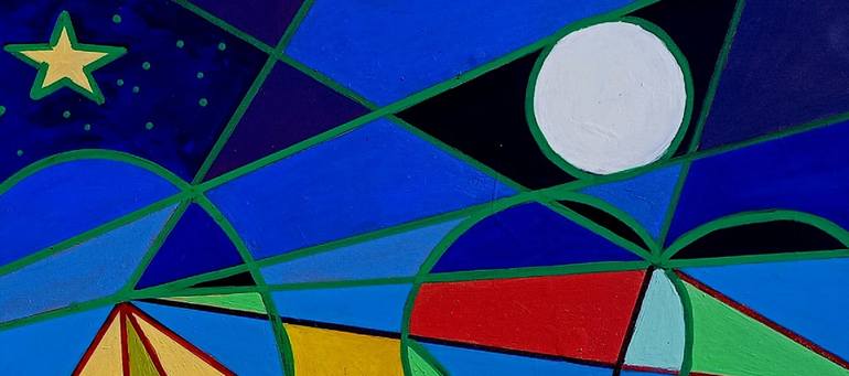 Original Abstract Painting by Piero Masia