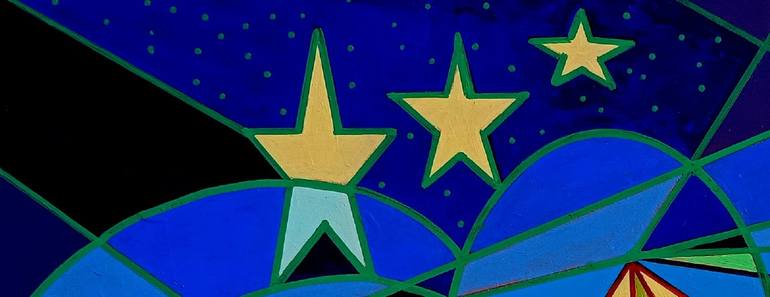 Original Abstract Painting by Piero Masia