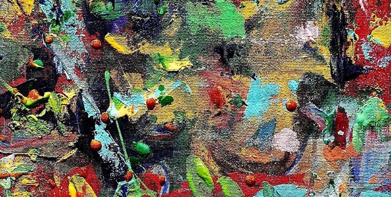 Original Cubism Abstract Painting by Piero Masia