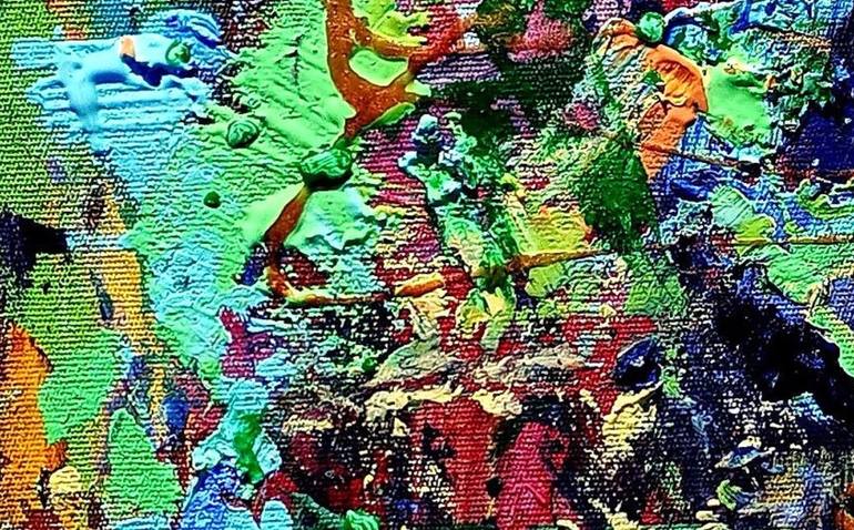 Original Cubism Abstract Painting by Piero Masia