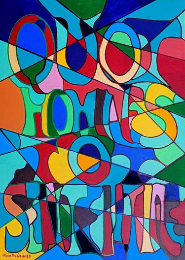 Original Abstract Expressionism Abstract Painting by Piero Masia