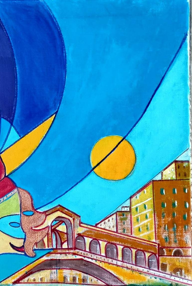 Original Abstract Painting by Piero Masia
