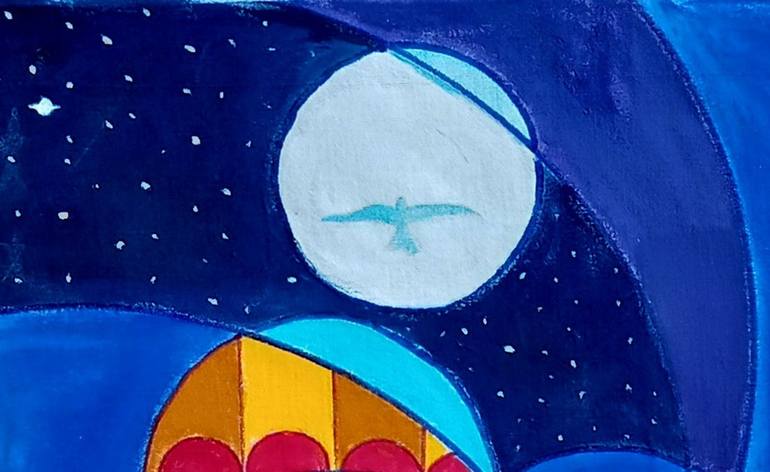 Original Abstract Painting by Piero Masia