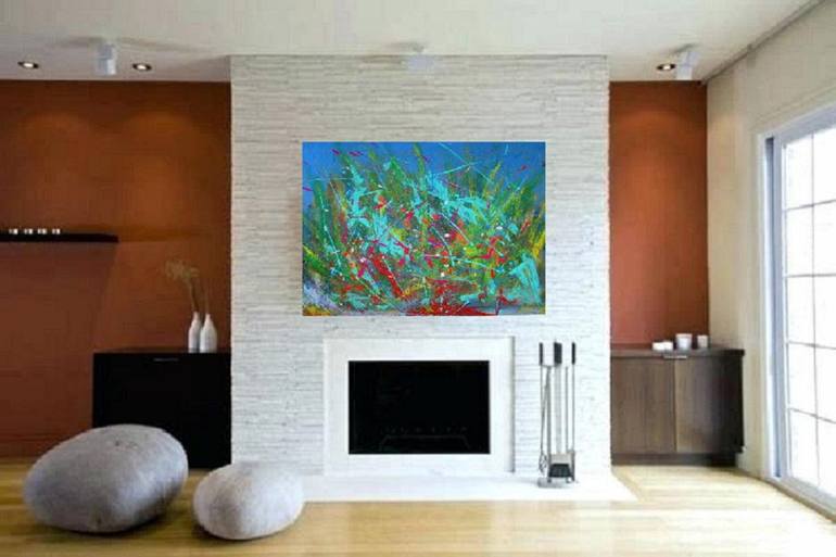 Original Abstract Painting by Piero Masia