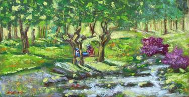 Original Impressionism Nature Paintings by Piero Masia