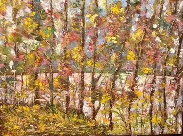 Original Abstract Expressionism Landscape Paintings by Piero Masia