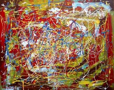 urban area_50 cm x 40 cm_Abstract Expressionism thumb