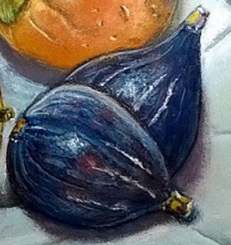 Original Impressionism Still Life Painting by Piero Masia