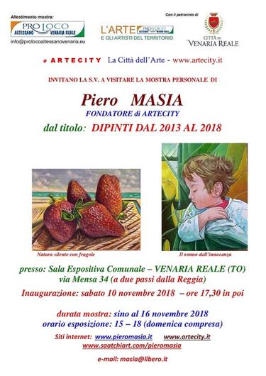 mostra personale Piero Masia novembre  2018: IMPORTANT: 15% discount on all works displayed thumb