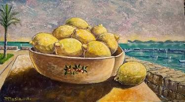 Original Still Life Paintings by Piero Masia