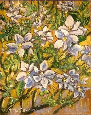Original Impressionism Floral Paintings by Piero Masia