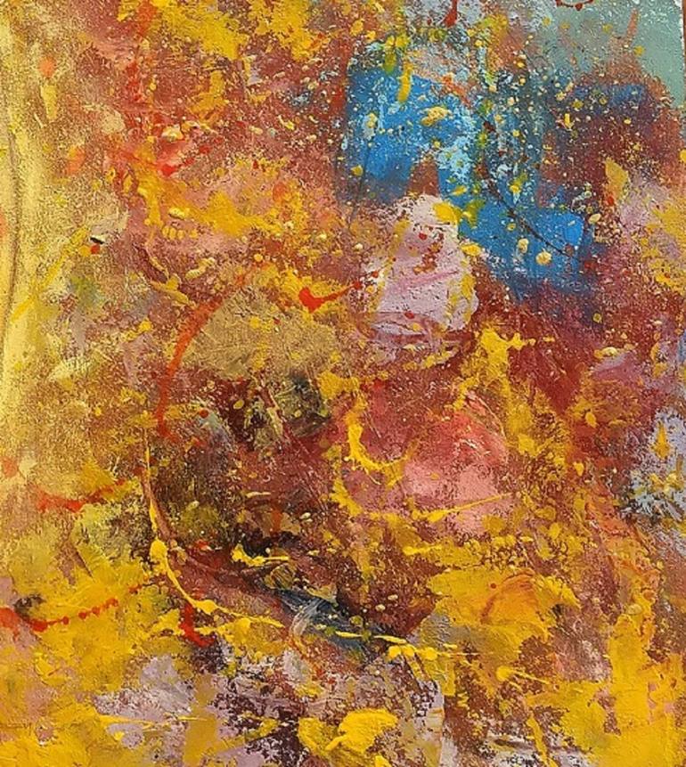 Original Abstract Painting by Piero Masia