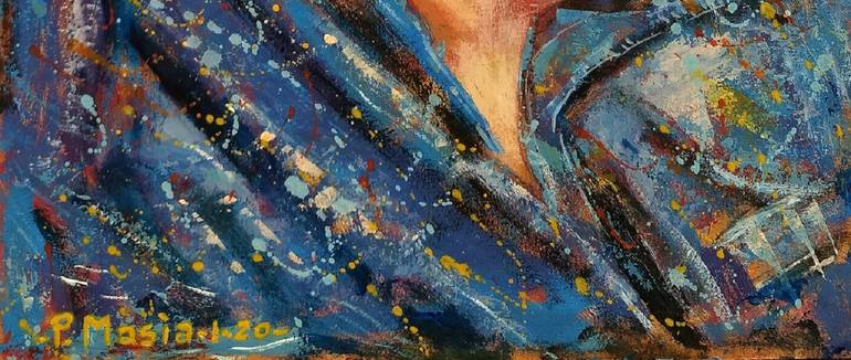 Original Figurative People Painting by Piero Masia