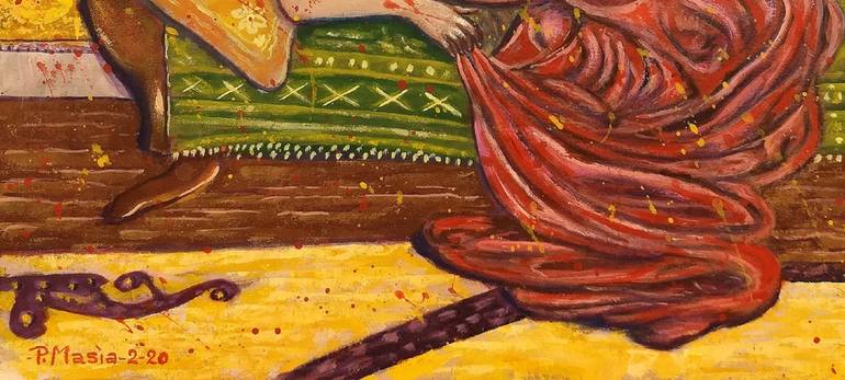 Original Figurative People Painting by Piero Masia