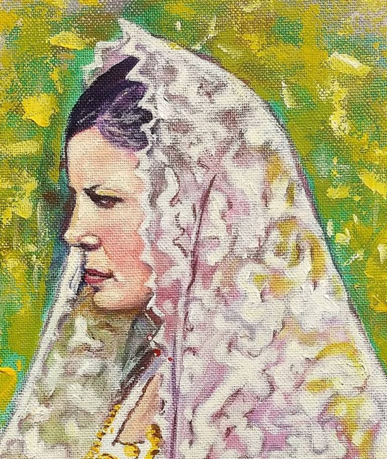 Original Documentary Women Painting by Piero Masia