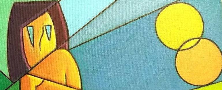Original Modernism Abstract Painting by Piero Masia