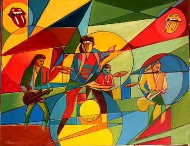 Original Music Paintings by Piero Masia