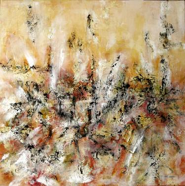Original Abstract Expressionism Abstract Paintings by Sylvie Bruneau