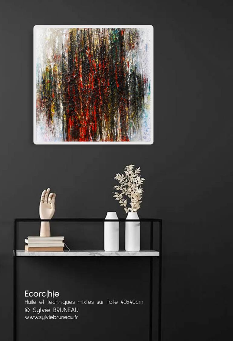 Original Abstract Painting by Sylvie Bruneau