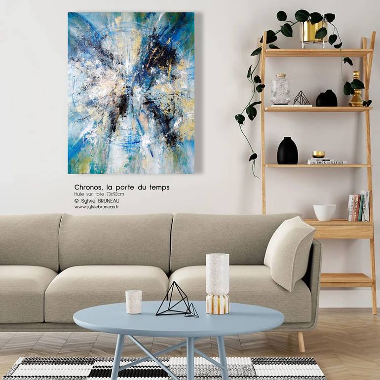 Original Abstract Painting by Sylvie Bruneau