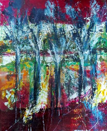 Original Abstract Paintings by Sylvie Bruneau