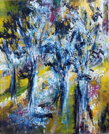 Original Abstract Expressionism Nature Paintings by Sylvie Bruneau
