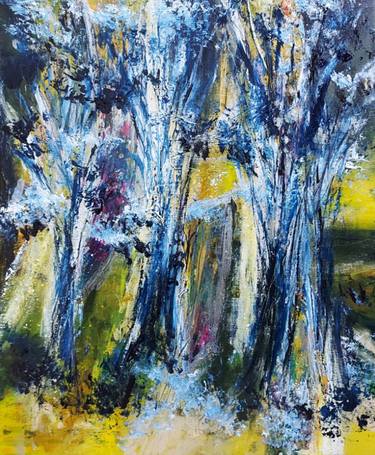 Original Abstract Expressionism Nature Paintings by Sylvie Bruneau