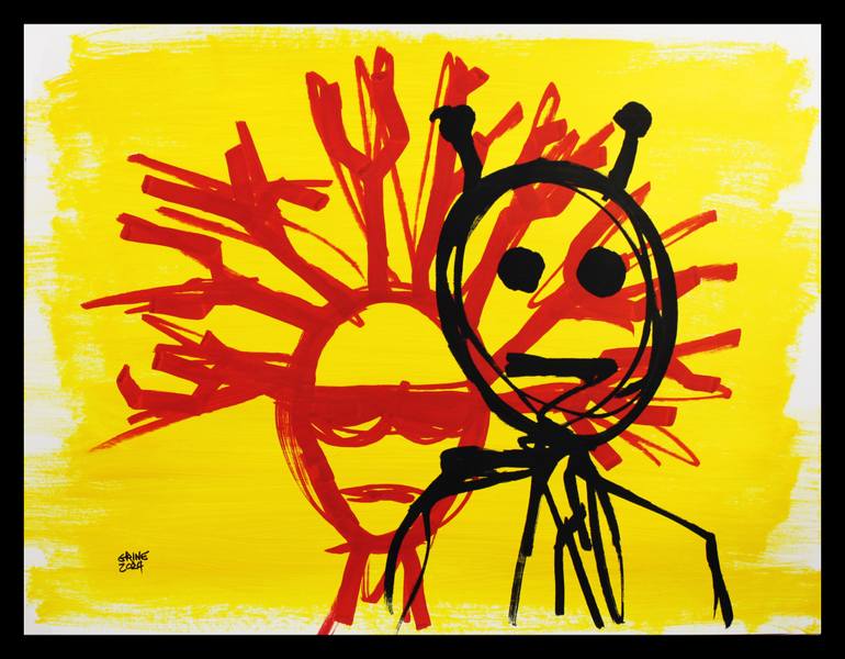 Original Street Art Graffiti Painting by Michael Grine