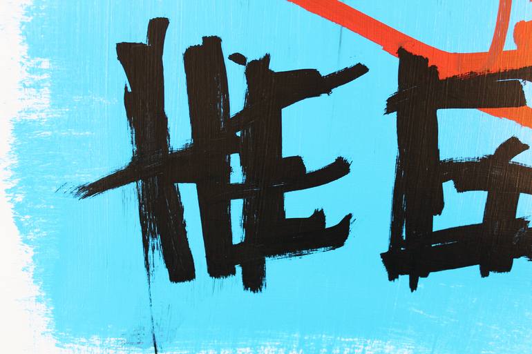 Original Street Art Politics Drawing by Michael Grine