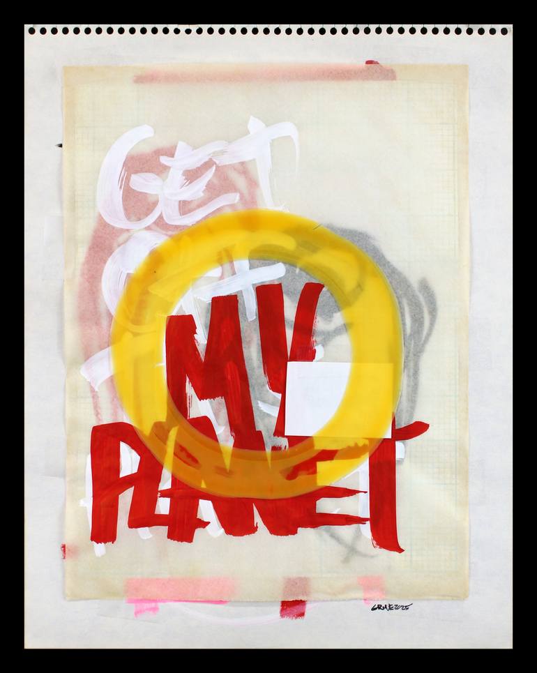 Original Street Art Graffiti Mixed Media by Michael Grine