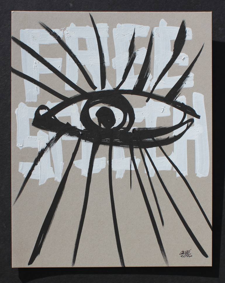 Original Street Art Graffiti Painting by Michael Grine