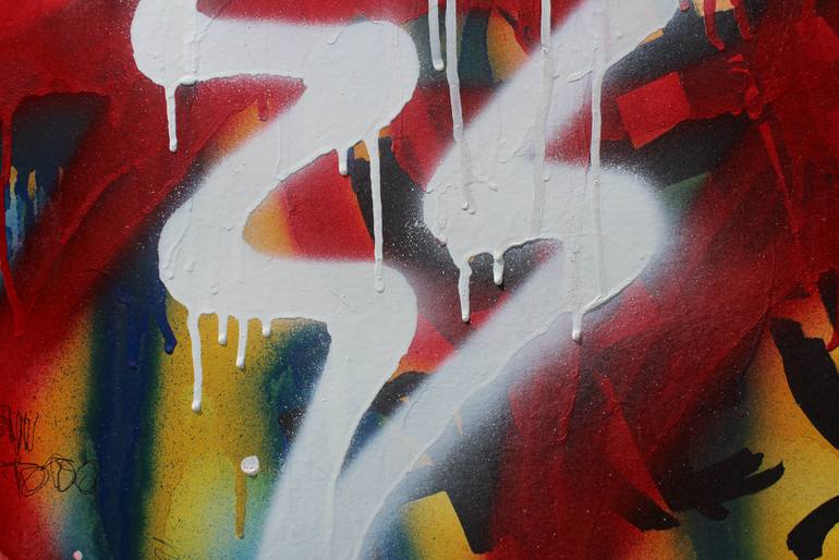 Original Street Art Graffiti Painting by Michael Grine