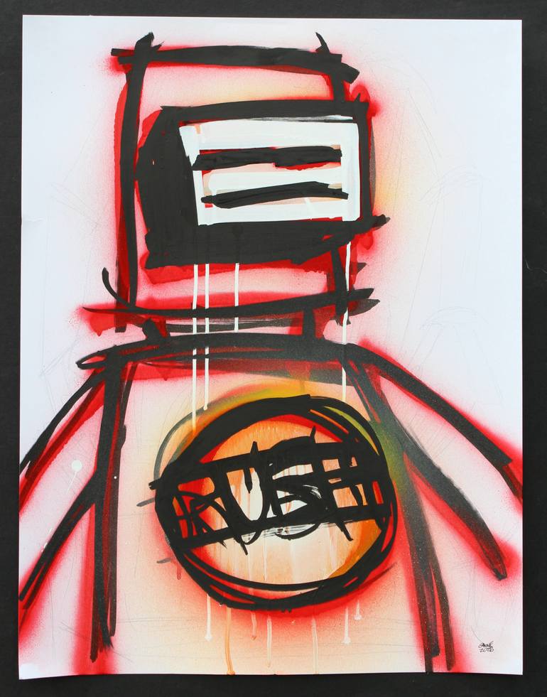 Original Street Art Graffiti Painting by Michael Grine