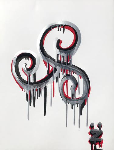 Original Abstract Drawings by Michael Grine