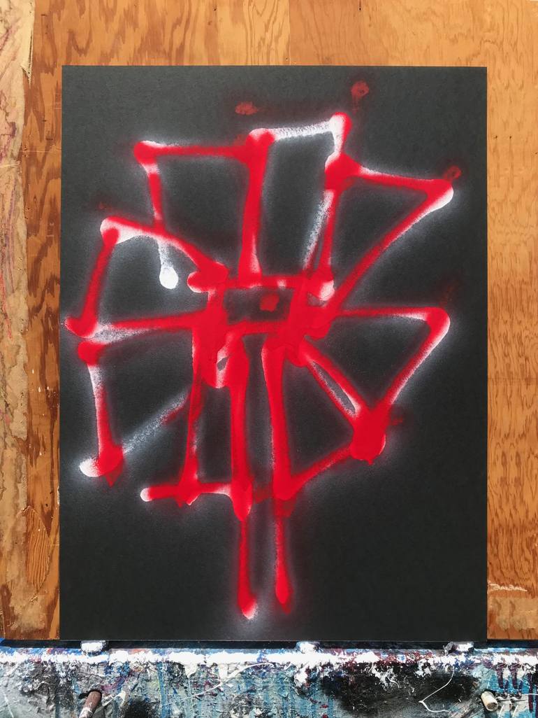 Original Graffiti Painting by Michael Grine