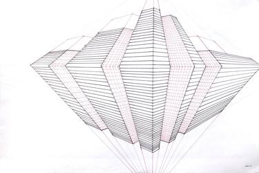 Original Conceptual Abstract Drawings by Michael Grine