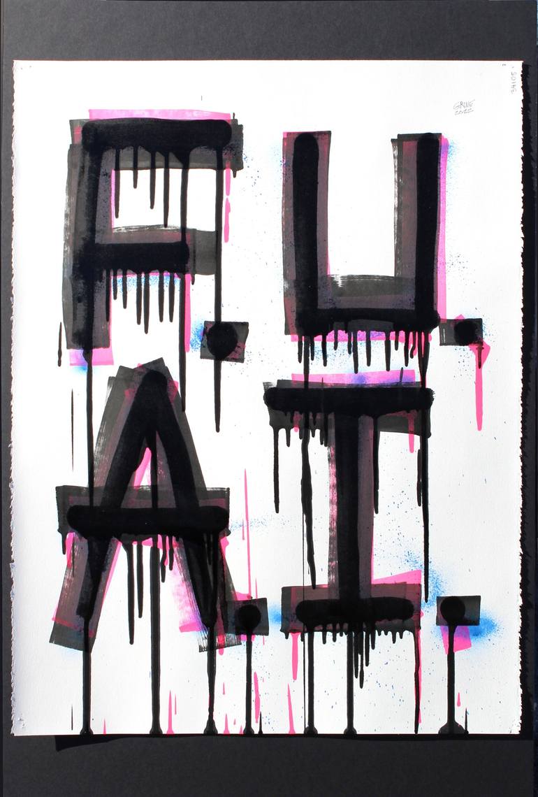 Original Graffiti Painting by Michael Grine