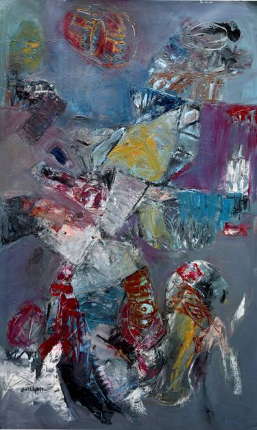 Original Abstract Expressionism Abstract Paintings by Aditya Dev