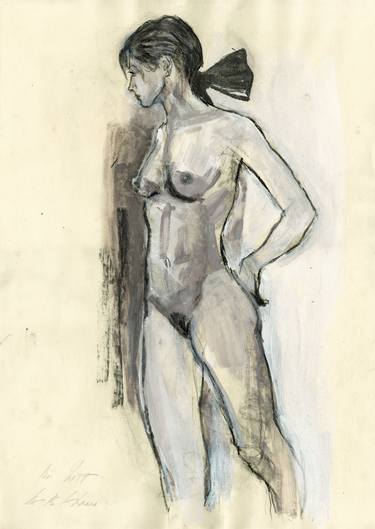 Original Nude Drawings by Ute Rathmann