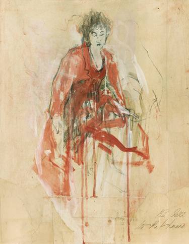 Print of Women Drawings by Ute Rathmann