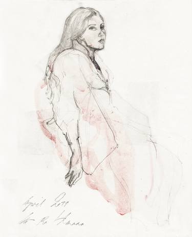 Print of Figurative Women Drawings by Ute Rathmann